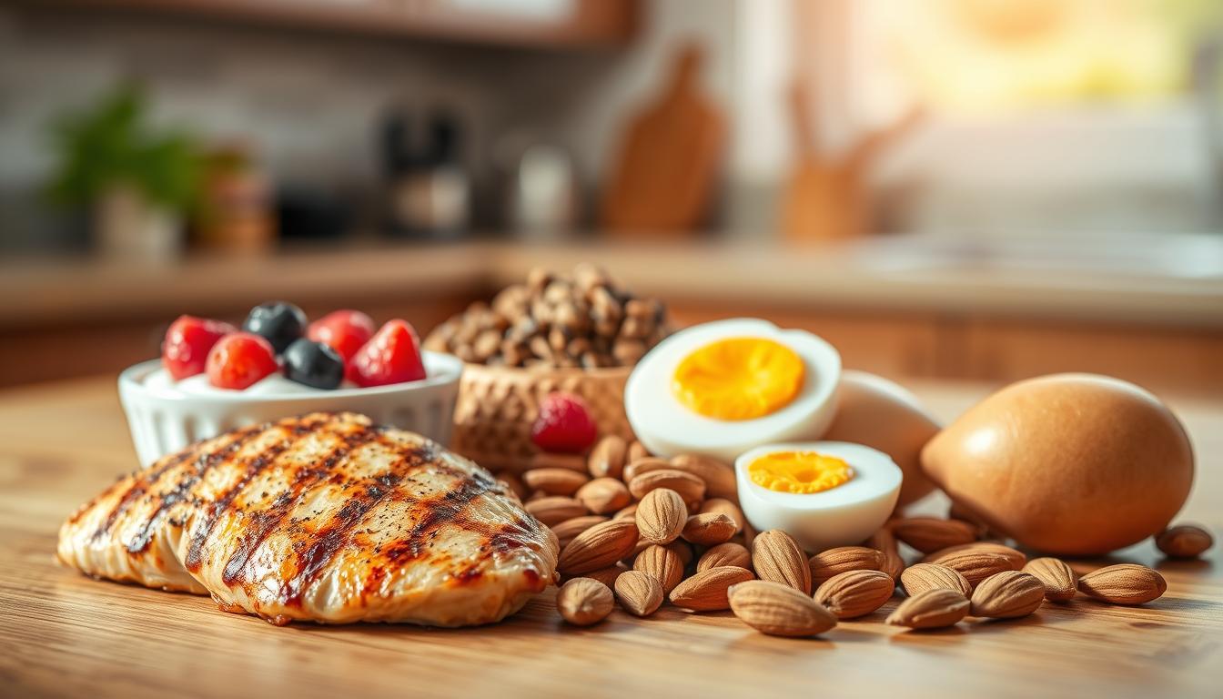 5 alimentos ricos em proteína