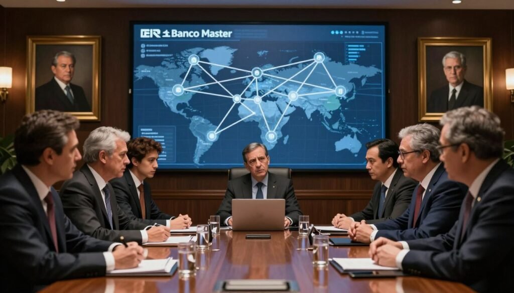 Conexões políticas do banco master