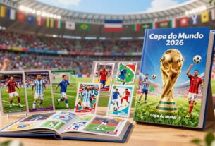 Copa do mundo 2026 esta chegando album colecionaveis lançado