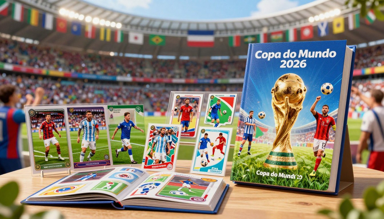 Copa do mundo 2026 esta chegando album colecionaveis lançado