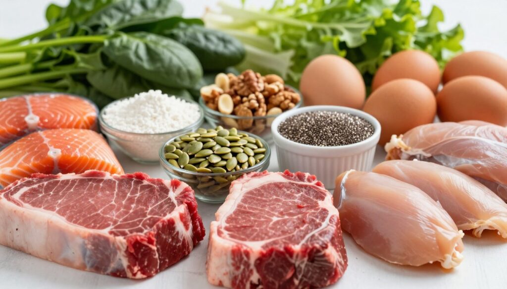 alimentos fontes de creatina