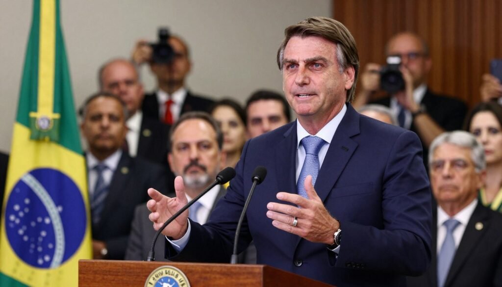 senador flávio em pronunciamento oficial