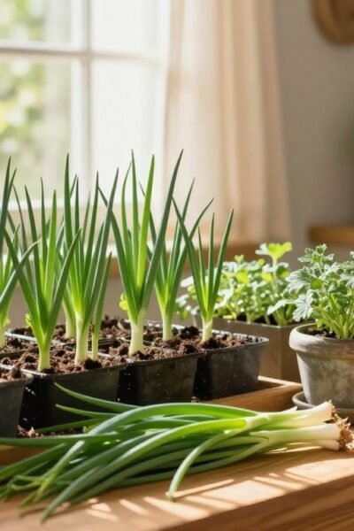 tenha uma horta com cebolinha em casa gastando pouco